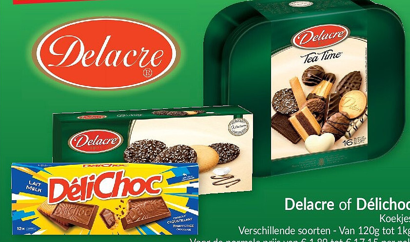 Delacre en Délichoc koekjes