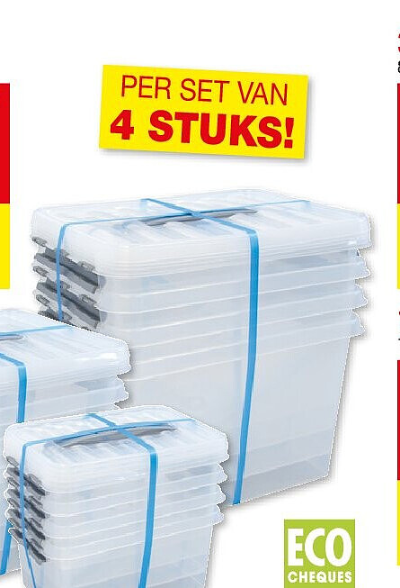 OPBERGBOX MET DEKSEL “Q-LINE” 22 L