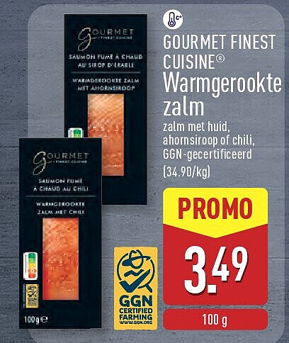 Warmgerookte zalm
