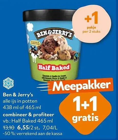 Ben & Jerry's Half Baked 465 ml