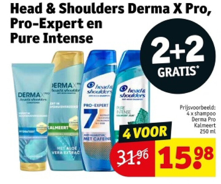 Head & Shoulders Derma X Pro, Pro-Expert en Pure Intense