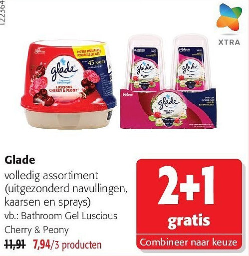 Glade Bathroom Gel Luscious Cherry & Peony