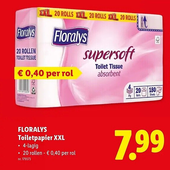 FLORALYS Toiletpapier XXL