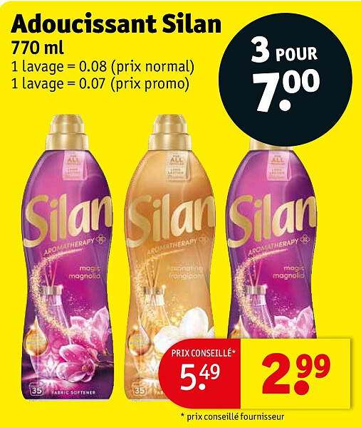 Adoucissant Silan 770 ml