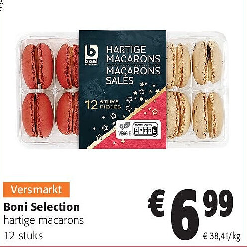 Boni Selection hartige macarons 12 stuk