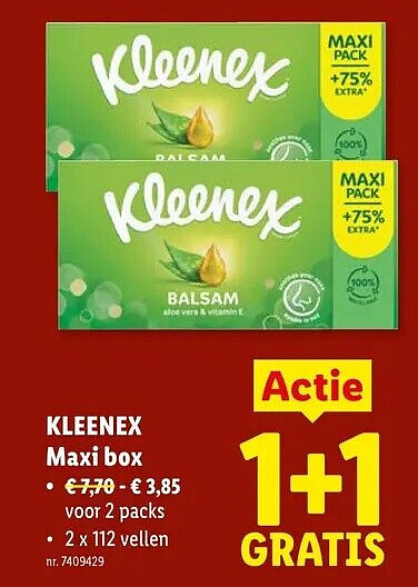 KLEENEX Maxi box