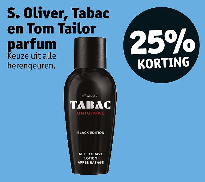 S. Oliver, Tabac en Tom Tailor parfum
