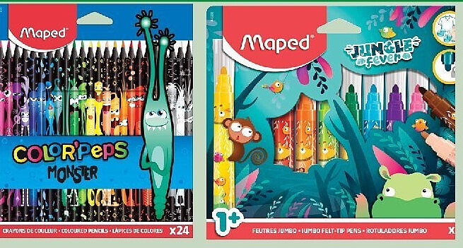 Crayons de couleur et feutres de coloriage Maped