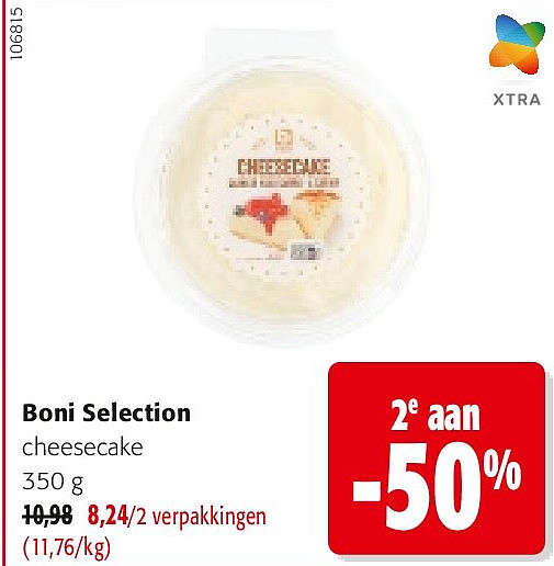 Boni Selection cheesecake 350 g