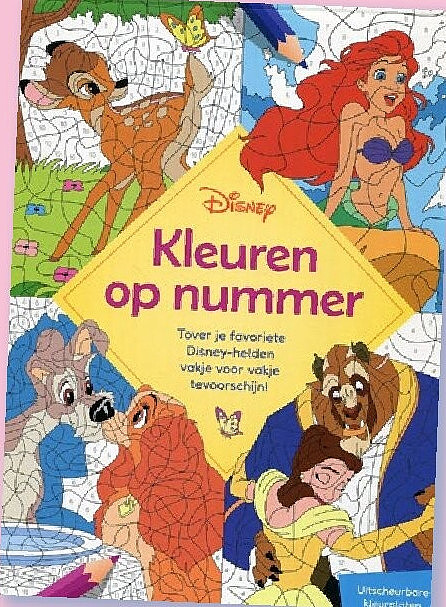 Disney Kleuren op nummer
