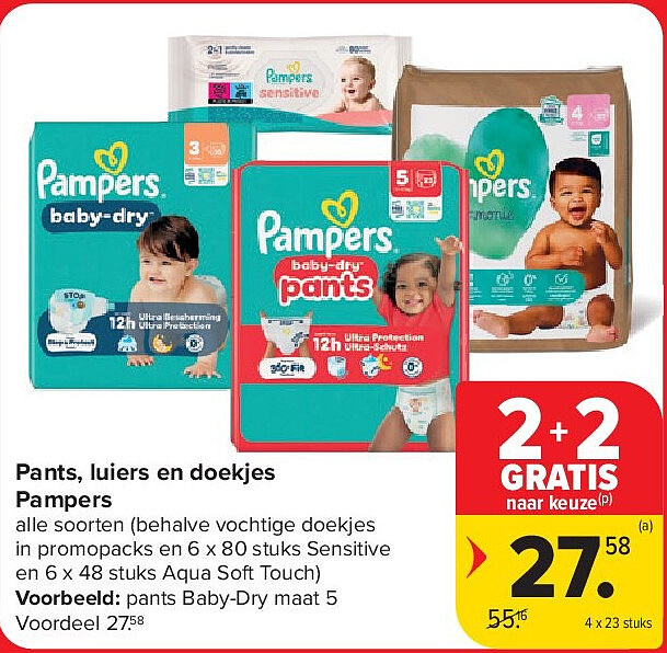 Pants, luiers en doekjes Pampers