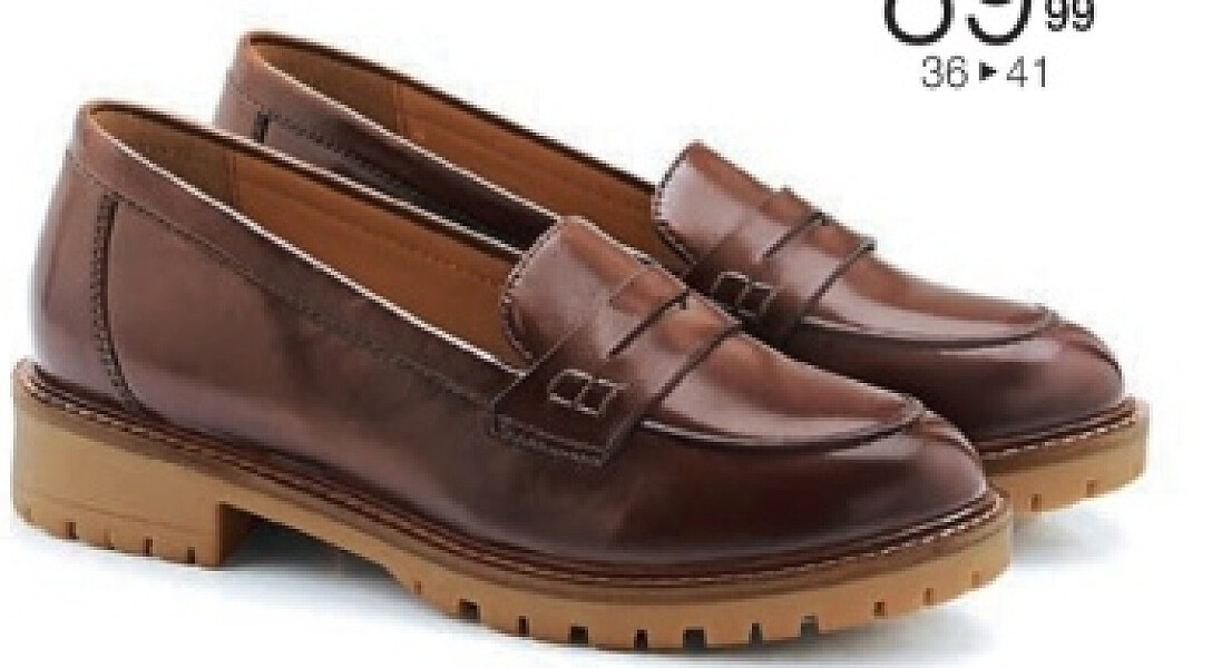 I. Mocassin met getande zool