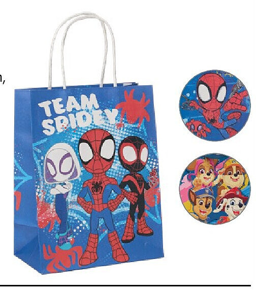 Paw Patrol of Spiderman cadeautasje