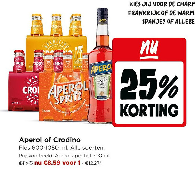 Aperol of Crodino