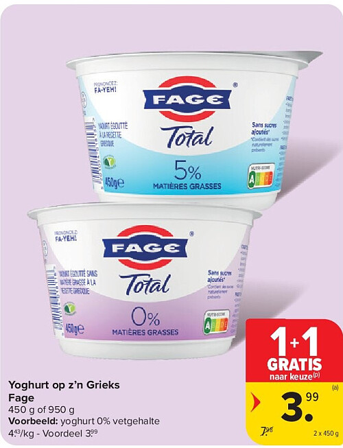 Yoghurt op z’n Grieks Fage