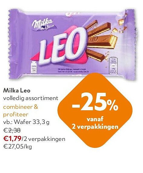 Milka Leo Wafer 33,3 g