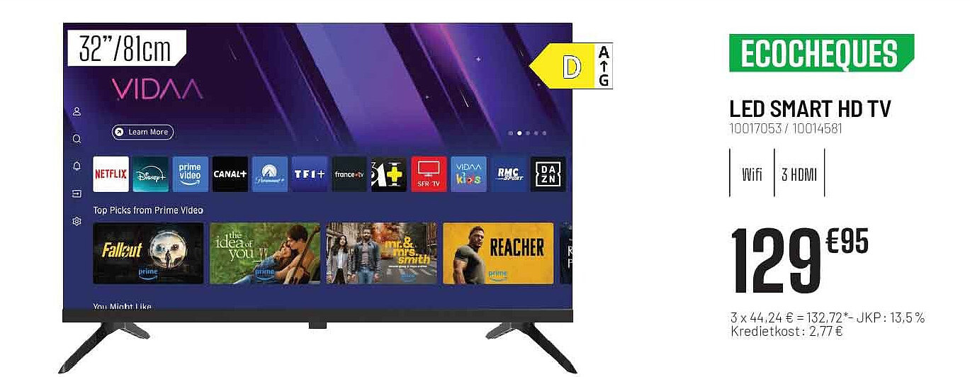 ECOCHEQUES LED SMART HD TV