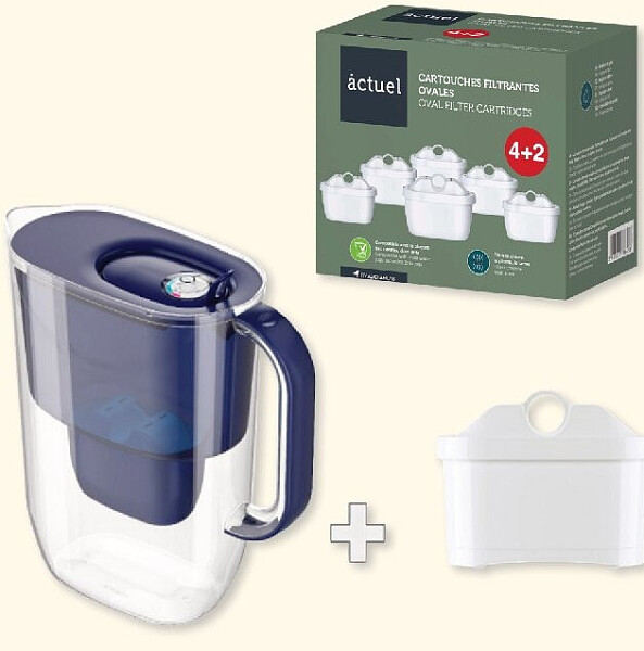 Carafe filtrante 3,2 L + 1 cartouche Actuel