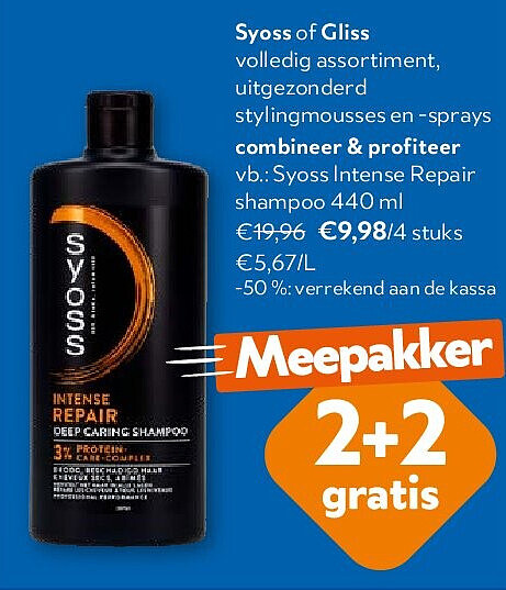 Syoss Intense Repair shampoo 440 ml