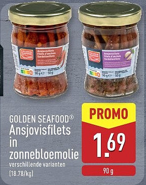 Ansjovisfilets in zonnebloemolie