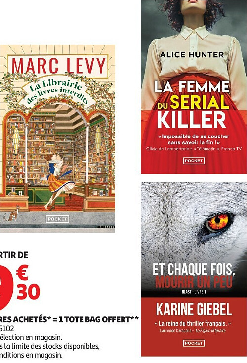 Sélection de livres de poche
