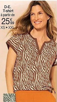 T-shirt encolure tunisienne