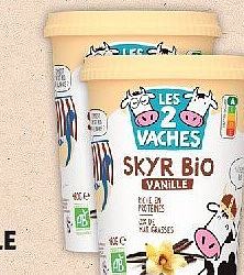 Skyr à la vanille bio Les 2 Vaches
