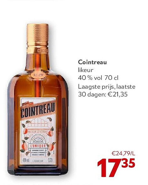 Cointreau likeur 40 % vol 70 cl