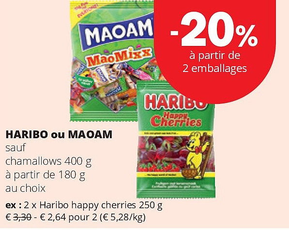 HARIBO ou MAOAM