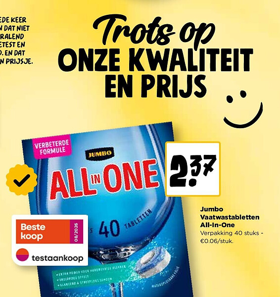 Jumbo Vaatwastabletten All-In-One