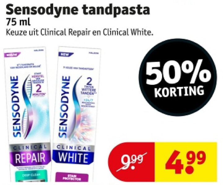 Sensodyne tandpasta