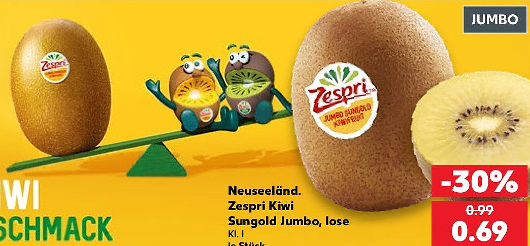 Zespri Kiwi Sungold Jumbo, lose