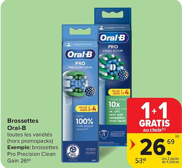 Brossettes Oral-B