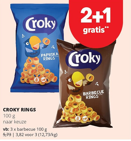 CROKY RINGS barbecue 100 g