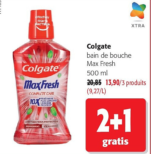 Colgate bain de bouche Max Fresh 500 ml