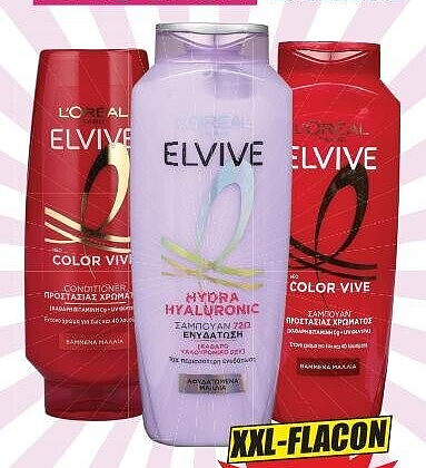 Elvive shampoo of conditioner