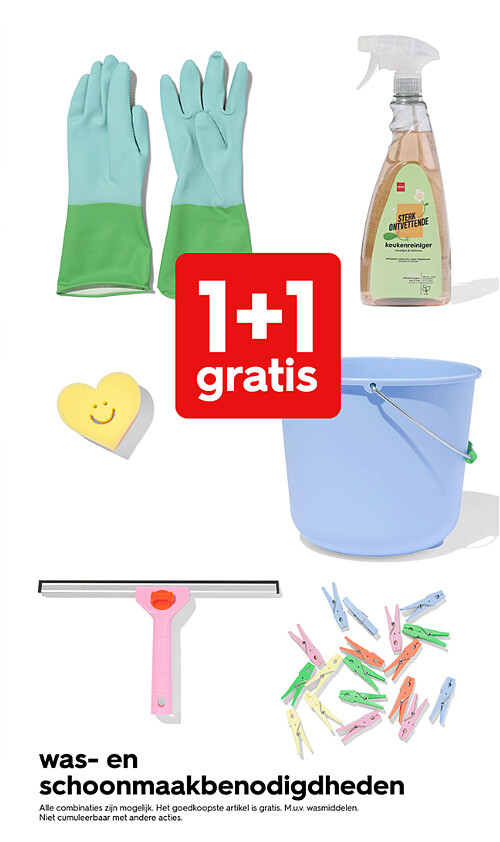 was-en schoonmaakbenodigdheden