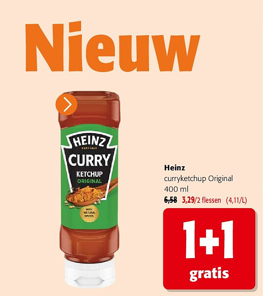 Heinz curryketchup Original 400 ml