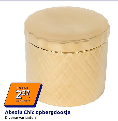 Absolu Chic opbergdoosje