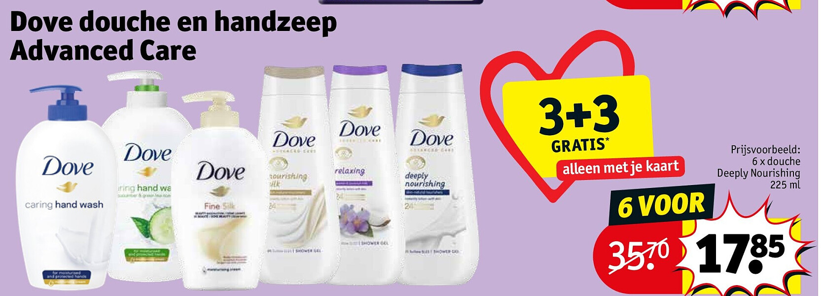 Dove douche en handzeep Advanced Care