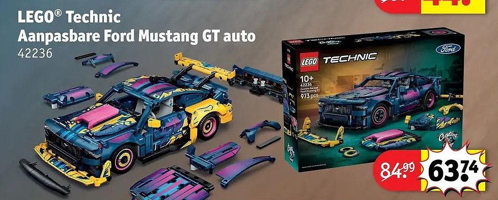 LEGO® Technic Aanpasbare Ford Mustang GT auto