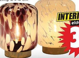 Glazen ledlamp