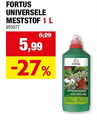 FORTUS UNIVERSELE MESTSTOF 1 L