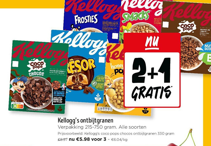 Kellogg’s ontbijtgranen
