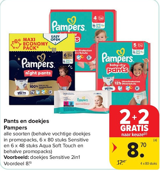 Pants en doekjes Pampers