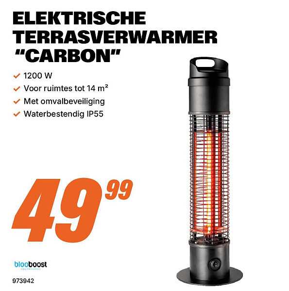 ELEKTRISCHE TERRASVERWARMER “CARBON"