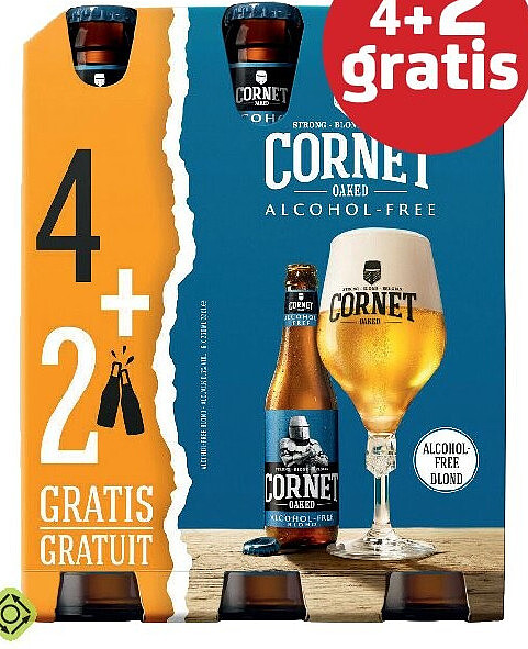 Cornet Oaked Alcohol Free 6 x 33 cl