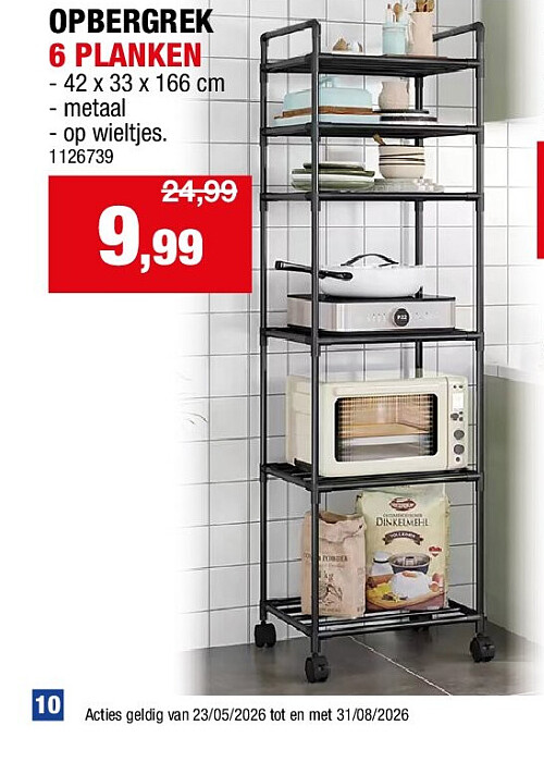 OPBERGREK 6 PLANKEN
