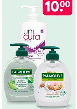 Palmolive en Unicura handzeep