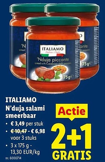 N'duja salami smeerbaar